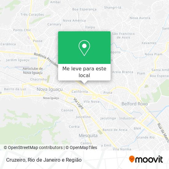 Cruzeiro mapa