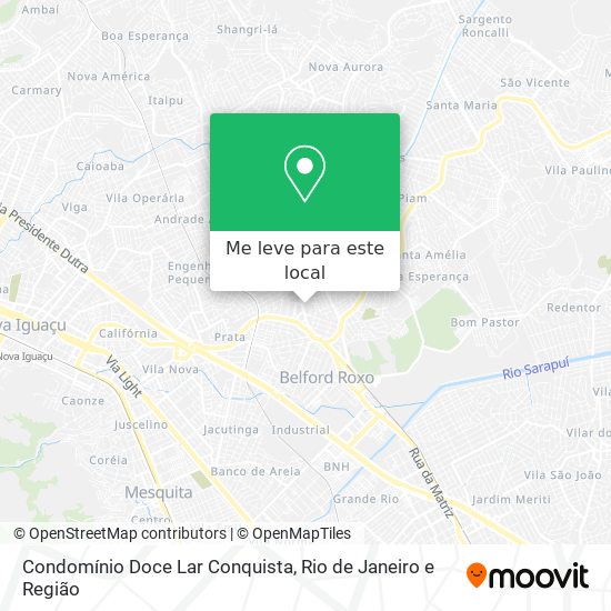 Condomínio Doce Lar Conquista mapa