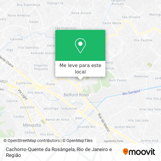 Cachorro-Quente da Rosângela mapa