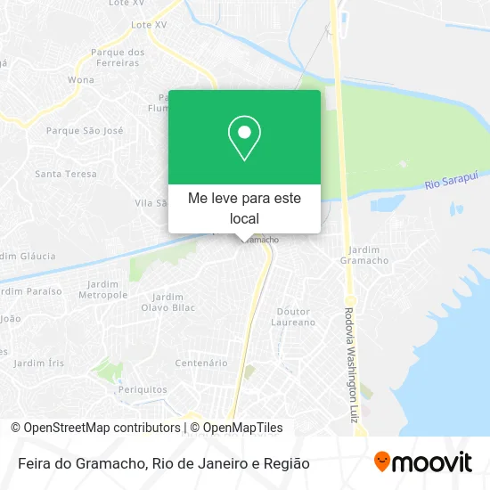 Feira do Gramacho mapa