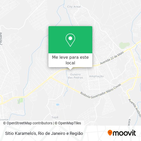 Sítio Karamelo's mapa
