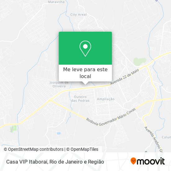 Casa VIP Itaboraí mapa