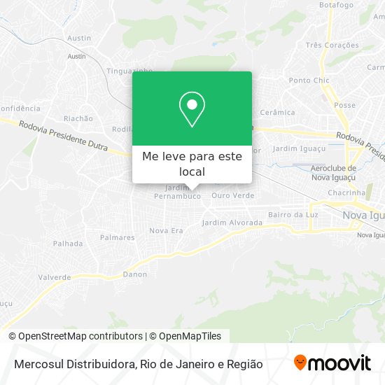 Mercosul Distribuidora mapa