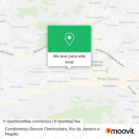 Condomínio Gerson Chernicharo mapa