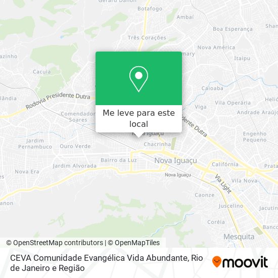 CEVA Comunidade Evangélica Vida Abundante mapa