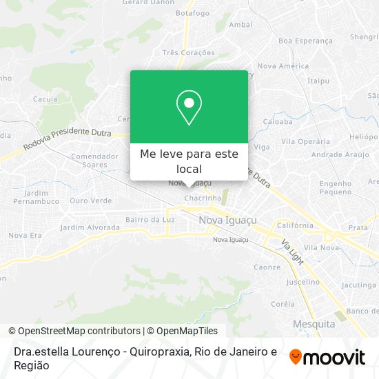 Dra.estella Lourenço - Quiropraxia mapa