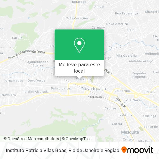 Instituto Patricia Vilas Boas mapa