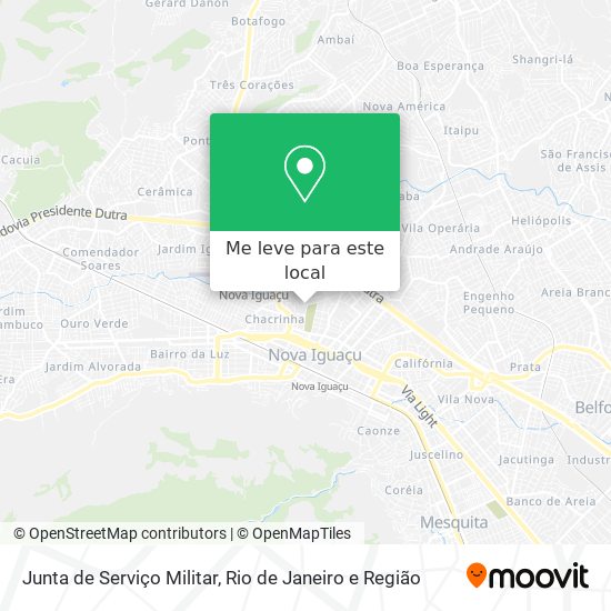 Junta de Serviço Militar mapa