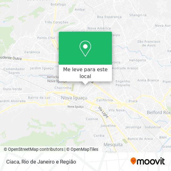 Ciaca mapa
