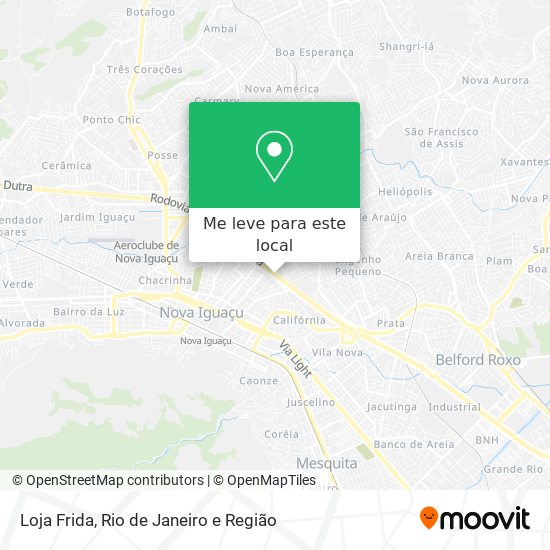 Loja Frida mapa
