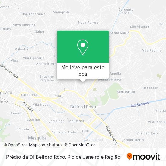 Prédio da OI Belford Roxo mapa