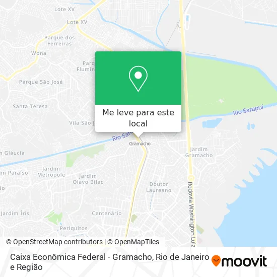 Caixa Econômica Federal - Gramacho mapa