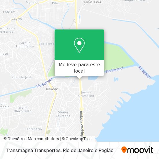 Transmagna Transportes mapa