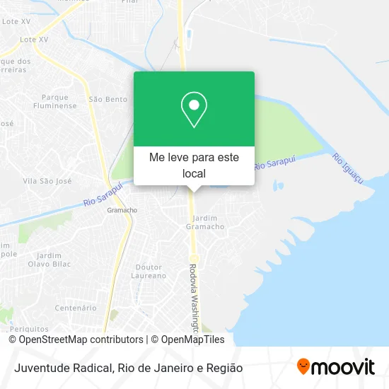 Juventude Radical mapa