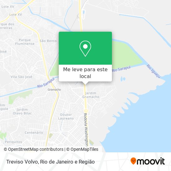 Treviso Volvo mapa