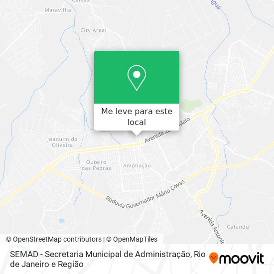 SEMAD - Secretaria Municipal de Administração mapa