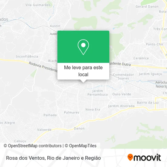 Rosa dos Ventos mapa