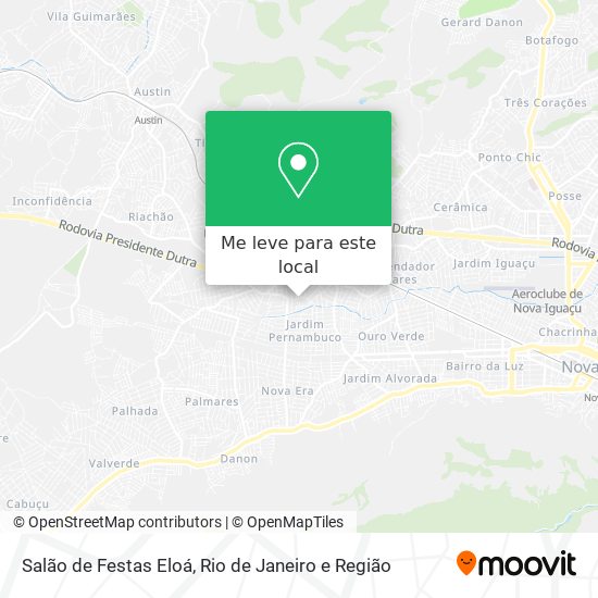 Salão de Festas Eloá mapa