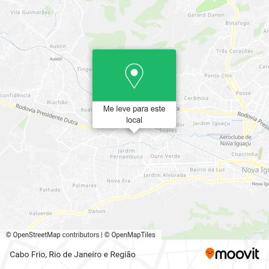 Cabo Frio mapa