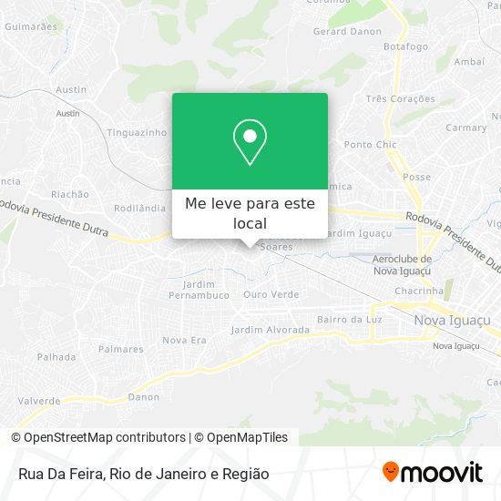 Rua Da Feira mapa