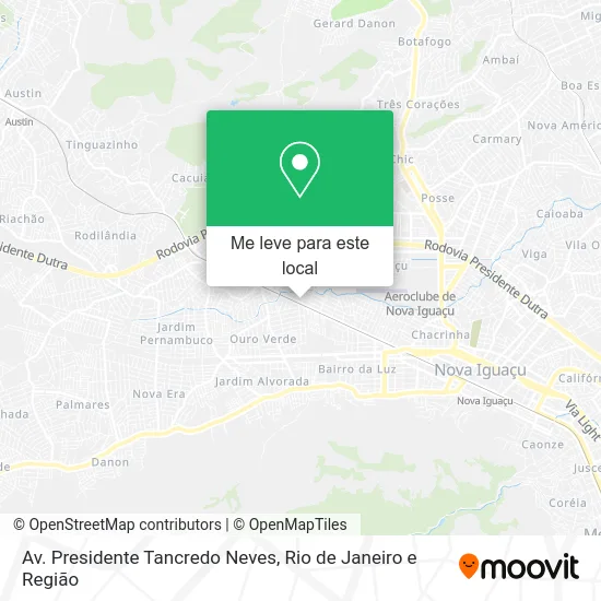 Av. Presidente Tancredo Neves mapa