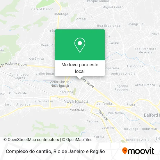 Complexo do cantão mapa