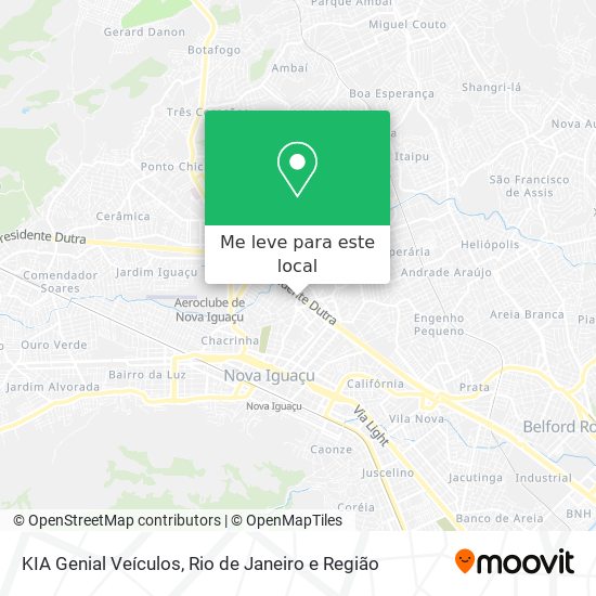 KIA Genial Veículos mapa