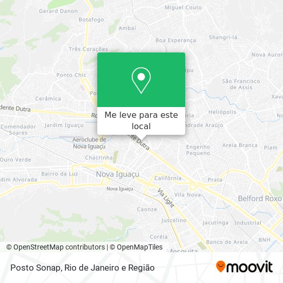 Posto Sonap mapa