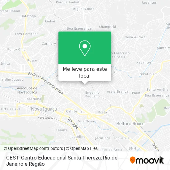 CEST- Centro Educacional Santa Thereza mapa