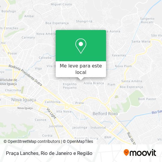 Praça Lanches mapa