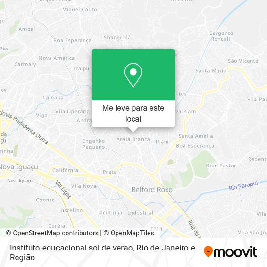 Instituto educacional sol de verao mapa