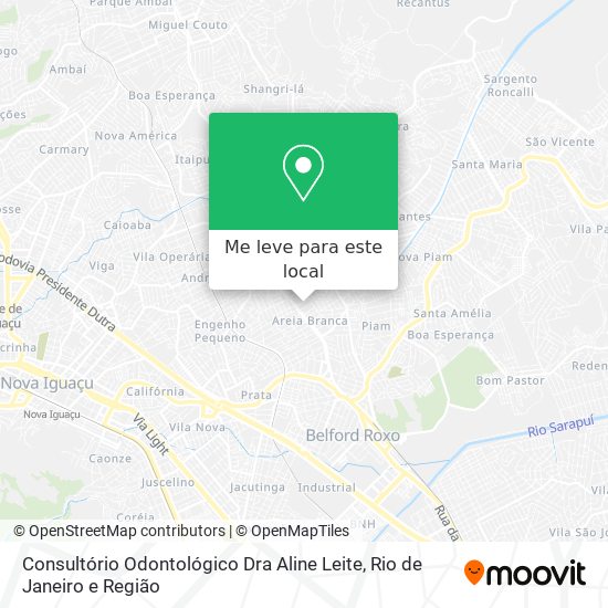 Consultório Odontológico Dra Aline Leite mapa