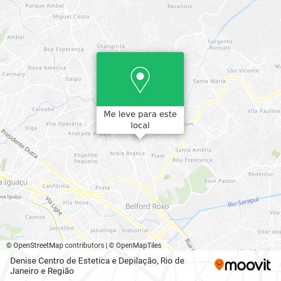 Denise Centro de Estetica e Depilação mapa