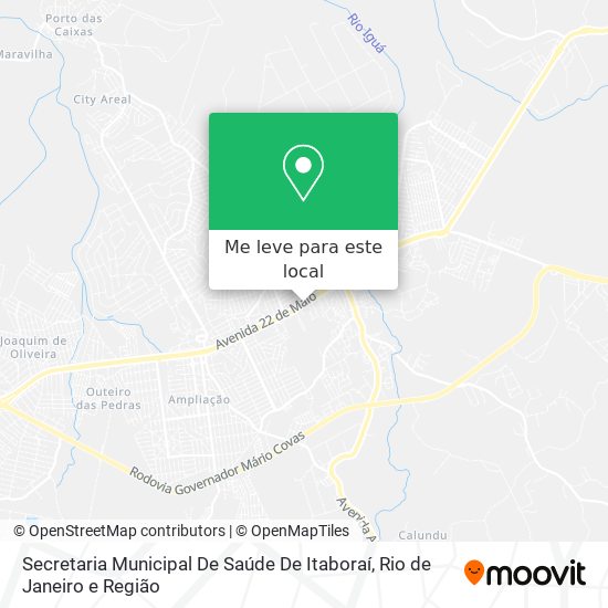 Secretaria Municipal De Saúde De Itaboraí mapa