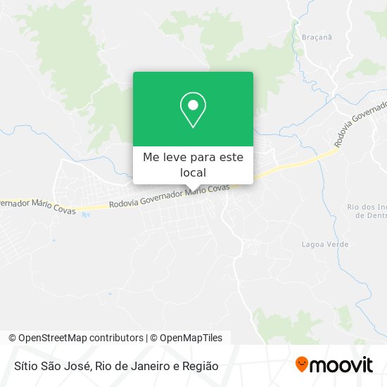 Sítio São José mapa