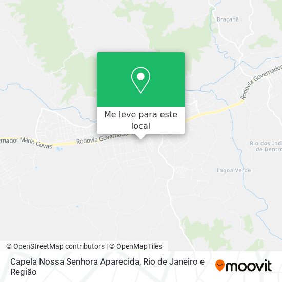 Capela Nossa Senhora Aparecida mapa