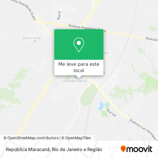 República Maracanã mapa