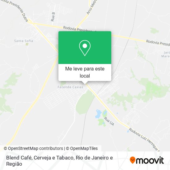 Blend Café, Cerveja e Tabaco mapa