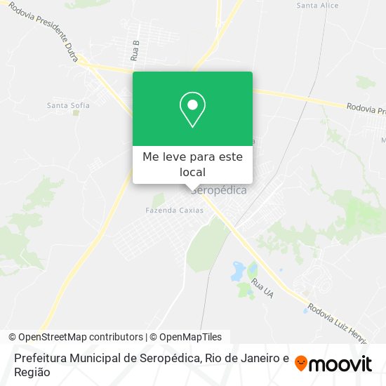 Prefeitura Municipal de Seropédica mapa