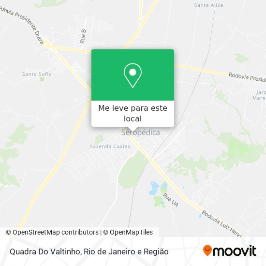 Quadra Do Valtinho mapa
