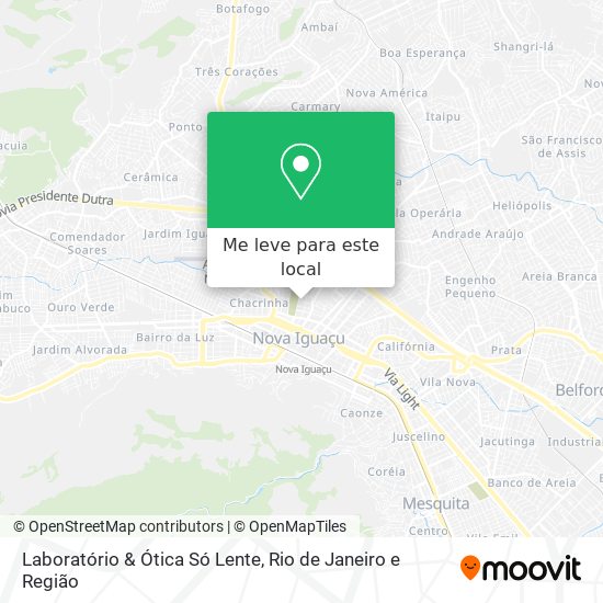Laboratório & Ótica Só Lente mapa