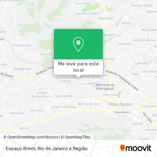 Espaço Brinni mapa