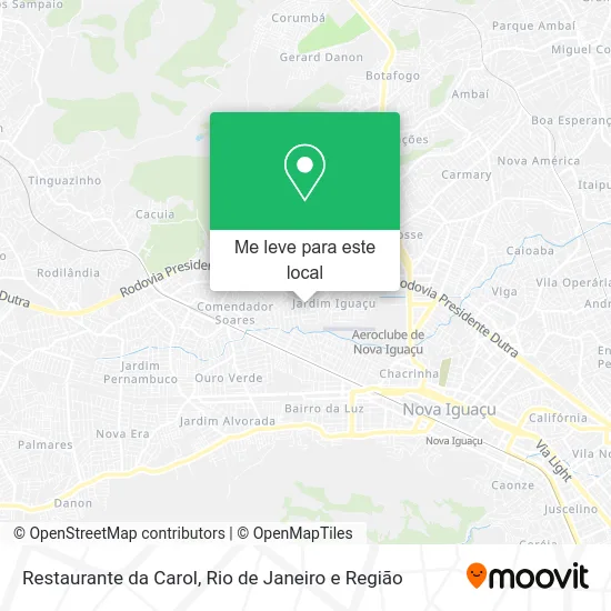 Restaurante da Carol mapa