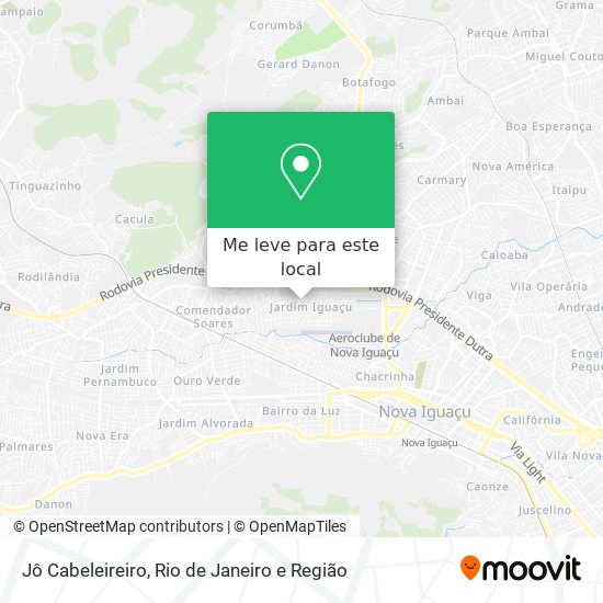 Jô Cabeleireiro mapa