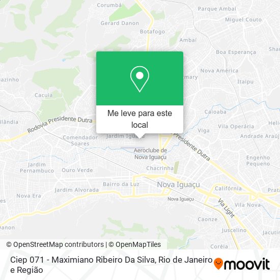 Ciep 071 - Maximiano Ribeiro Da Silva mapa