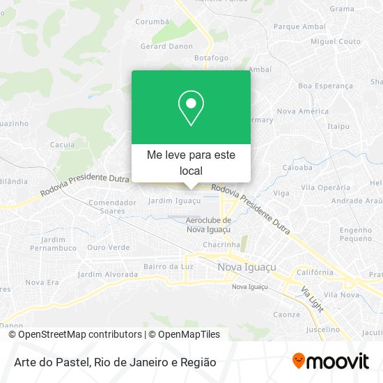 Arte do Pastel mapa