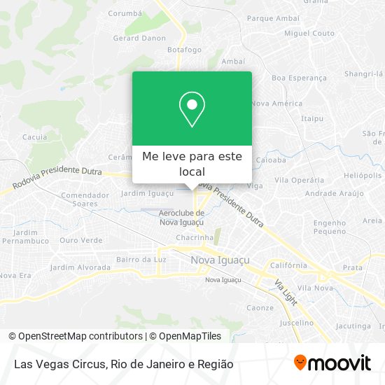 Las Vegas Circus mapa