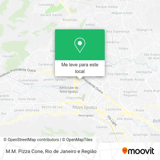 M.M. Pizza Cone mapa