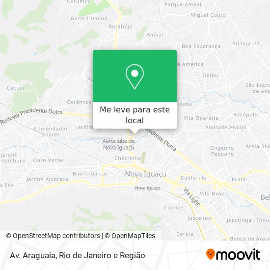 Av. Araguaia mapa