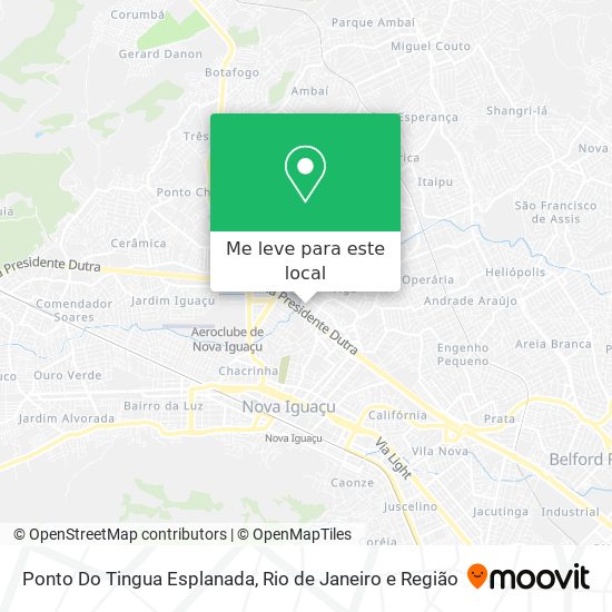 Ponto Do Tingua Esplanada mapa